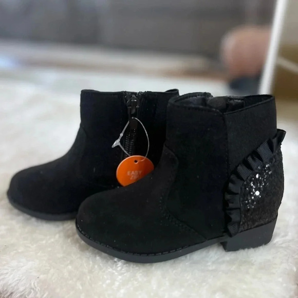 NWT JUMPING BEANS LUELLA TODDLER GIRLS’ ANKLE BOOTS - Picture 8 of 8